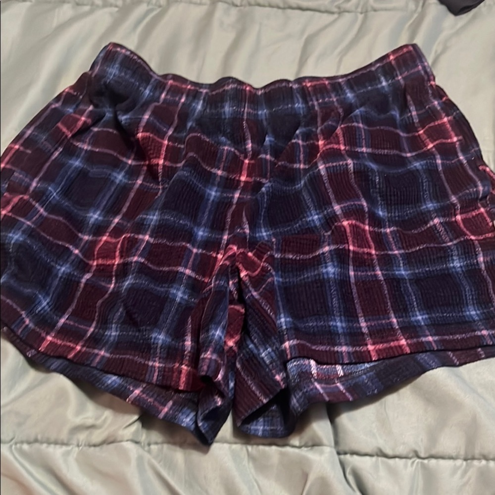 Plaid Lounge Shorts